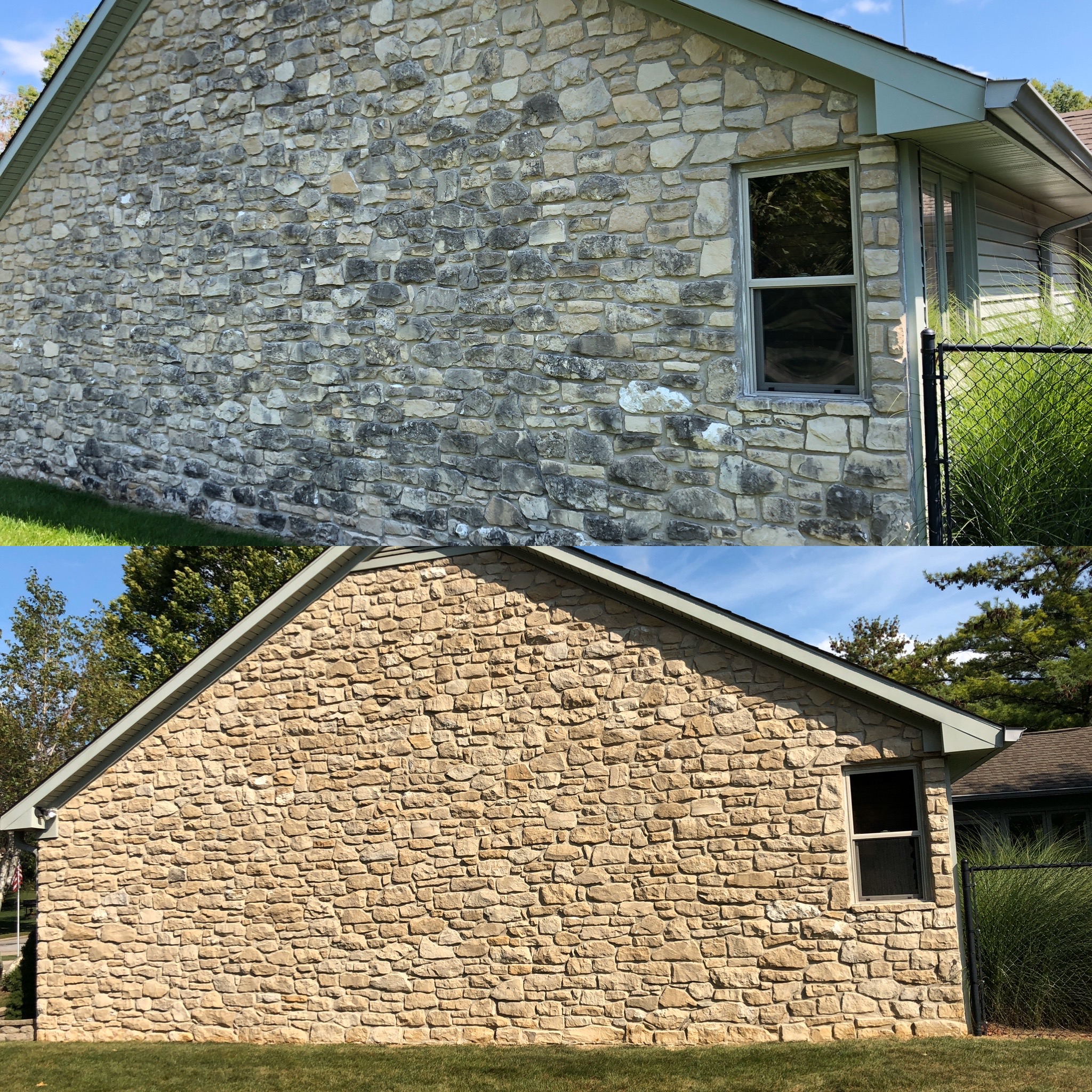 Stone Restoration Before and After in Indianapolis