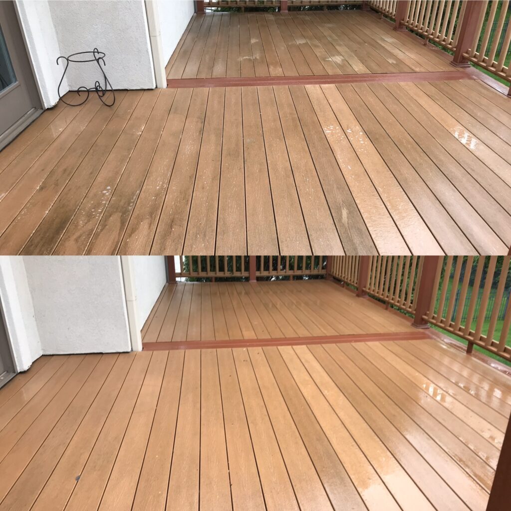 Deck Soft Washing in Indianapolis